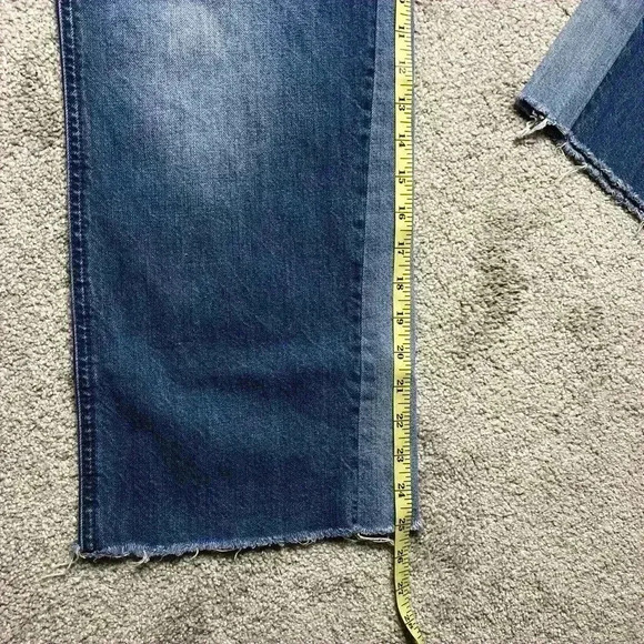 Abercrombie Fitch Jeans Wide Leg High Rise Blue Color Signature - Picture 4 of 12